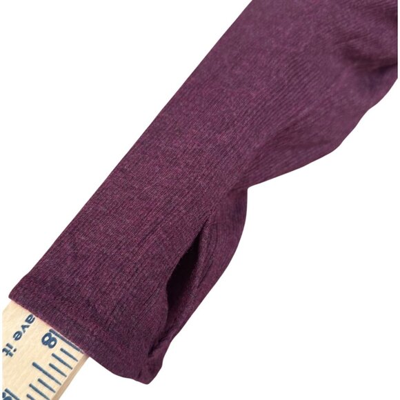 Athleta Purana Large Wrap Sweatshirt Hoodie Oversized Slouchy,Spiced Cabernet - Picture 11 of 11